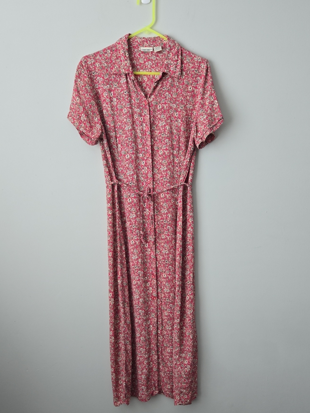 Vintage 90s Cherokee Floral Maxi Midi Dress